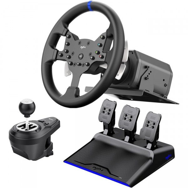 Кермо і педалі коробка передач PXN-V99 Bundle for PS4/XBOX/Xbox Series X|S/PC (PXN-V99 EU)