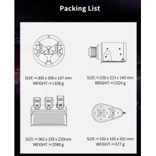Кермо і педалі коробка передач PXN-V99 Bundle for PS4/XBOX/Xbox Series X|S/PC (PXN-V99 EU)