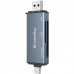 Card Reader ColorWay USB 2.0/USB-C to CF/SD/MicroSD (CW-CR-01)