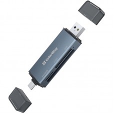 Card Reader ColorWay USB 2.0/USB-C to CF/SD/MicroSD (CW-CR-01)