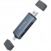 Card Reader ColorWay USB 2.0/USB-C to CF/SD/MicroSD (CW-CR-01)