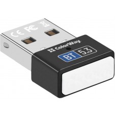 Адаптер Bluetooth v5.3 USB чорний Colorway (CW-AD-BT53)
