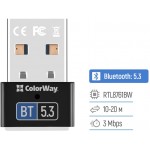 Адаптер Bluetooth v5.3 USB чорний Colorway (CW-AD-BT53) Адаптер Bluetooth v5.3 USB чорний Colorway (CW-AD-BT53)