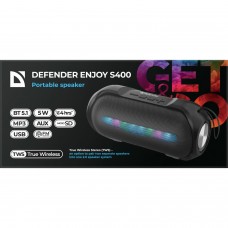 Акустична система 1.0 Defender Enjoy S400 5Вт Light/BT/FM/USB/TF/AUX (65399)