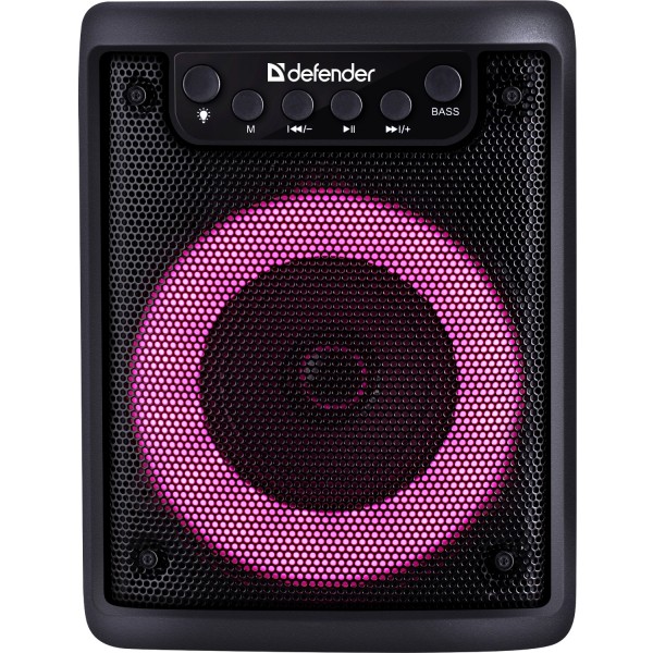 Акустична система 1.0 Defender Funky 10Вт Light/BT/FM/USB/MIC/AUX (65053)