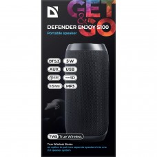 Акустична система 1.0 Defender S100 5Вт BT/FM/USB/TF/AUX/TWS (65101)