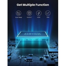 Зовнішня кишеня Ugreen CM237 USB 3.0 2.5Inch Hard Drive Box Чорна (60353)