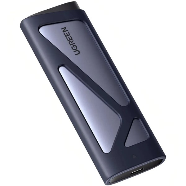 Зовнішня кишеня Ugreen CM767 USB 3.2 Gen 2 NVMe/SATA 10 Гбіт/с UASP TRIM до 8 ТБ Сіра (15813)
