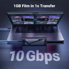 Зовнішня кишеня Ugreen CM767 USB 3.2 Gen 2 NVMe/SATA 10 Гбіт/с UASP TRIM до 8 ТБ Сіра (15813)