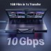 Зовнішня кишеня Ugreen CM767 USB 3.2 Gen 2 NVMe/SATA 10 Гбіт/с UASP TRIM до 8 ТБ Сіра (15813)