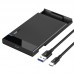 Зовнішня кишеня для 2.5" HDD/SSD Ugreen USB 3.1 US221 Black (50743)