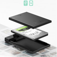 Зовнішня кишеня для 2.5" HDD/SSD Ugreen USB 3.1 US221 Black (50743)