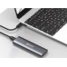 Зовнішня кишеня для SSD M.2 (NVMe) M-Key USB Type-C 3.2 сіра Sandberg (136-39)