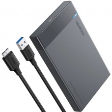 Зовнішня кишеня для SSD M.2 для SATA HDD SDD UGREEN 3.0 US221 чорна (30848)