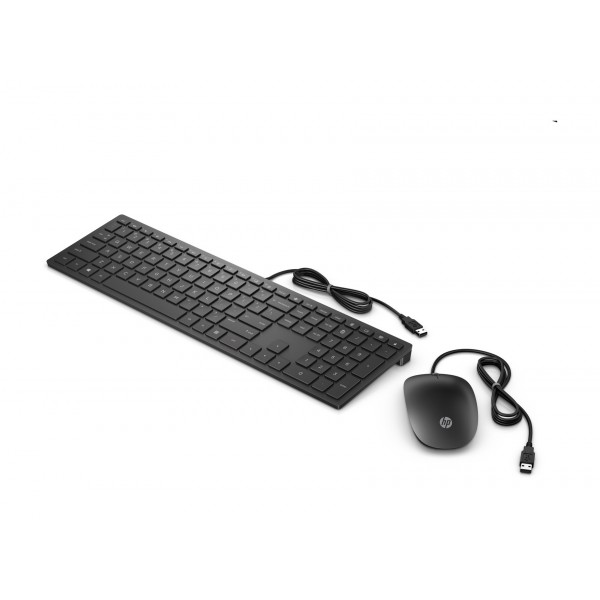 Комплект дротовий HP Pavilion 400 мишка і клавіатура USB-A чорний (4CE97AA)