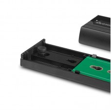 Корпус для M.2 NVME/SATA SSD CHIEFTEC CEB-M2C-TL aluminium USB 3.2 Gen2 Type-C Black RETAIL (CEB-M2C-TL)