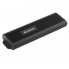 Корпус для M.2 NVME/SATA SSD CHIEFTEC CEB-M2C-TLE aluminium USB 3.2 Gen2 Type-C Black RETAIL (CEB-M2C-TLE)