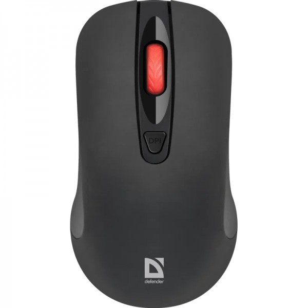 Мишка Defender Nexus MS-195 бездротова 4 кн. до 1600 dpi безшумна чорна (52195)
