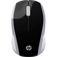 Мишка бездротова HP 200 Pike Silver Wireless Mouse 3 кн. 1000 dpi чорно-срібляста (2HU84AA)