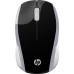Мишка бездротова HP 200 Pike Silver Wireless Mouse 3 кн. 1000 dpi чорно-срібляста (2HU84AA)