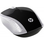 Мишка бездротова HP 200 Pike Silver Wireless Mouse 3 кн. 1000 dpi чорно-срібляста (2HU84AA)