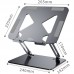 Підставка для ноутбука Laptop Stand 10-17" Aluminum Alloy Media-Tech (MT2661)