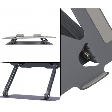 Підставка для ноутбука Laptop Stand 10-17" Aluminum Alloy Media-Tech (MT2661)