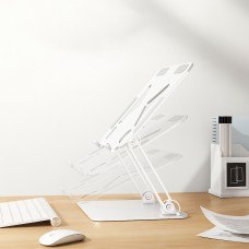 Підставка для ноутбука Laptop Stand 10-17" Aluminum Alloy Media-Tech біла (MT2661W)