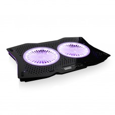 Підставка для ноутбука Modecom SILENT FAN MC-CF18 RGB (PL-MC-CF-18-RGB)