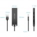 Хаб USB 2.0 4xUSB 2.0 0.15м Black Vention (CHMBB)