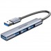 Хаб USB 3.0 1xUSB 3.0/3xUSB 2.0 0.15м 5 Гбіт/с Grey Vention (CKOHB)