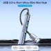 Хаб USB 3.0 1xUSB 3.0/3xUSB 2.0 0.15м 5 Гбіт/с Grey Vention (CKOHB)