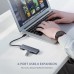 Хаб USB 3.0 4xUSB 3.0 active з живленням Type-C 15см CM219 Ugreen (50985)