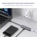 Хаб USB 3.0 4xUSB 3.0 active з живленням Type-C 15см CM219 Ugreen (50985)