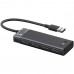 Хаб USB 3.0 4хUSB-A 3.2 Gen1 10Gbps Black CM653 Ugreen (15548)