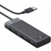 Хаб USB 3.0 4хUSB-A 3.2 Gen1 10Gbps Black CM653 Ugreen (15548)