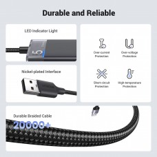 Хаб USB 3.0 4хUSB-A 3.2 Gen1 10Gbps Black CM653 Ugreen (15548)