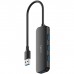 Хаб USB 3.0 Type-A 4хUSB 3.0 чорний Cudy (UH40A)