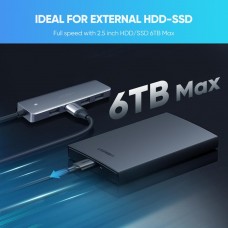 Хаб USB 3.1 Type-C 4xUSB 3.0 Grey CM219 Ugreen (70336)
