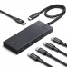 Хаб USB 3.2 Type-C 4хUSB-C 3.2 Gen2 10Gbps PD 100W Black CM806 Ugreen (55334)