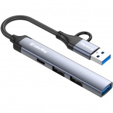 Хаб USB СolorWay USB-A/USB-C 4-в-1 USB2.0х2/USB3.0/USB-C2.0 (CW-HUB06)