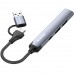 Хаб USB СolorWay USB-A/USB-C 4-в-1 USB2.0х2/USB3.0/USB-C2.0 (CW-HUB06)