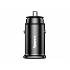Автозарядка 2xUSB 30W (USB-A) QC3.0 Чорна Baseus (CCALL-DS01)