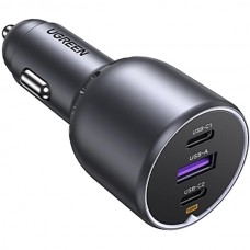 Автозарядка 3xUSB 130W (2xUSB-C+USB-A) QC 3.0 Чорна (EC705) UGREEN (35025) Автозарядка 3xUSB 130W (2xUSB-C+USB-A) QC 3.0 Чорна (EC705) UGREEN (35025)