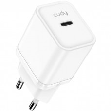 Зарядний пристрій 1xUSB 20W (GaN 1хUSB-C QC+PD 3.0 вилка ЄС для iPhone серії 12 та новіших мод. (CH20)