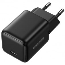 Зарядний пристрій 1xUSB 20W (USB-C) PD GaN Tech X512 Чорний Ugreen (55553) Зарядний пристрій 1xUSB 20W (USB-C) PD GaN Tech X512 Чорний Ugreen (55553)
