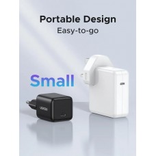 Зарядний пристрій 1xUSB 20W (USB-C) PD GaN Tech X512 Чорний Ugreen (55553) Зарядний пристрій 1xUSB 20W (USB-C) PD GaN Tech X512 Чорний Ugreen (55553)