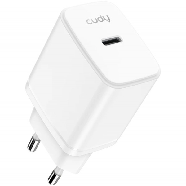 Зарядний пристрій 1xUSB 25W (GaN 1хUSB-C QC+PD 3.0 вилка ЄС для iPhone серії 12 та новіших мод. (CH25)