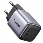 Зарядний пристрій 1xUSB 30W (USB-C) Gan PD Nexode Mini Сірий CD319 Ugreen (90666) Зарядний пристрій 1xUSB 30W (USB-C) Gan PD Nexode Mini Сірий CD319 Ugreen (90666)