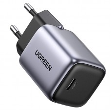Зарядний пристрій 1xUSB 30W (USB-C) Gan PD Nexode Mini Сірий CD319 Ugreen (90666)